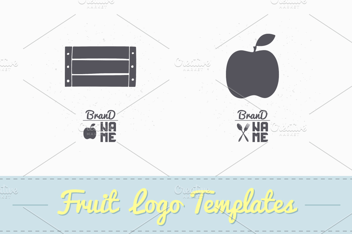 4 Fruit Logos, a Branding & Logo Template by Zhemchuzhina (Photo 3 of 4)