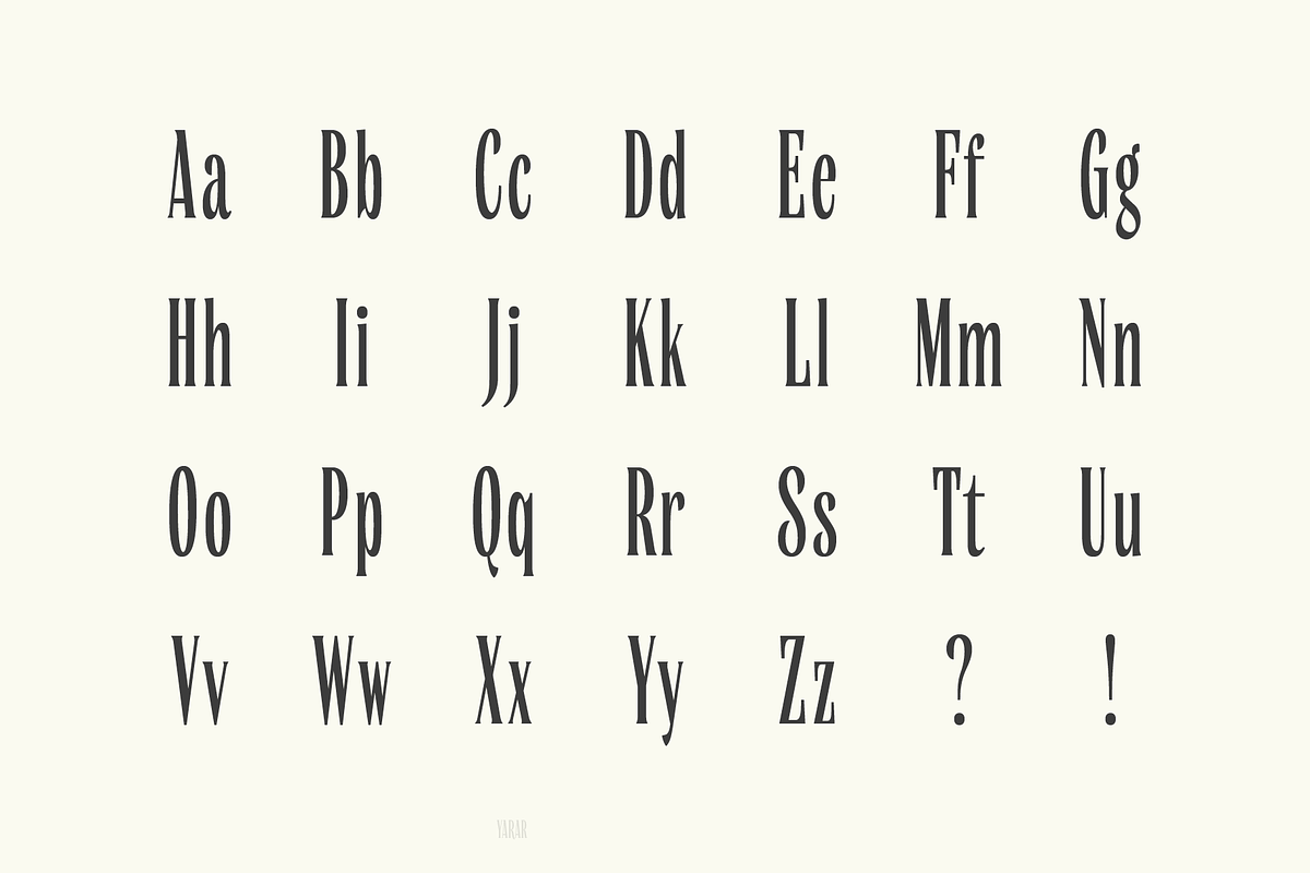 Yarar, a Serif Font by True Story Letterworks (Photo 3 of 11)