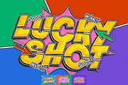 Retro Comic Pop Text Effect, a Layer Style Add-On by Matsero (Thumbnail 1 of 4)
