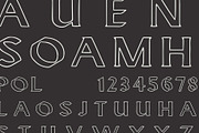 MISHANN TrueType - BOLD & OUTLINE, a Font by west_of_death (Thumbnail 6 of 8)