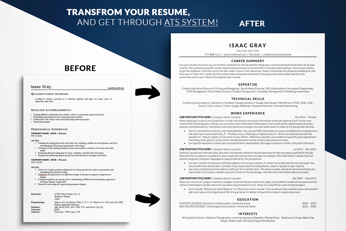ATS Resume Template Word Mac Pages, a Resume Template by BestResumes.Co (Photo 6 of 9)