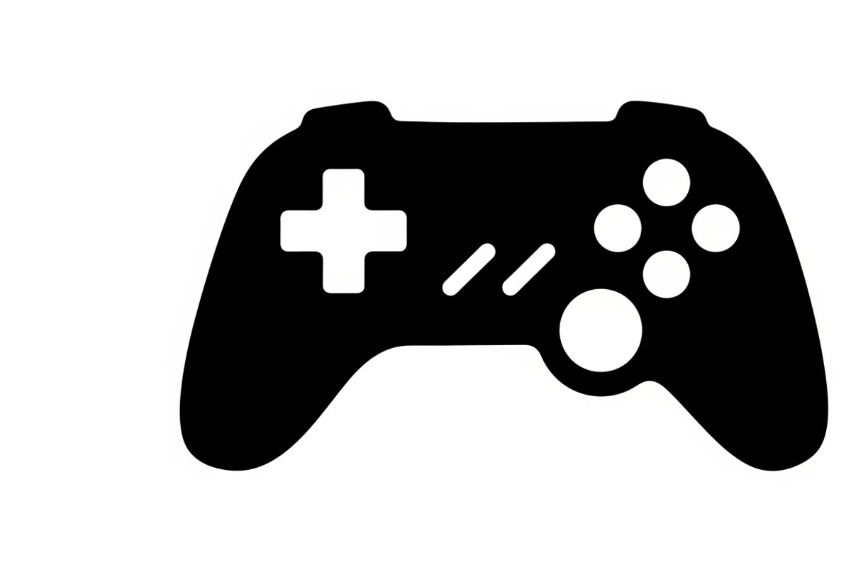 set of gaming controller silhouettes, an Illustration by Amazin_art (Photo 11 of 41)