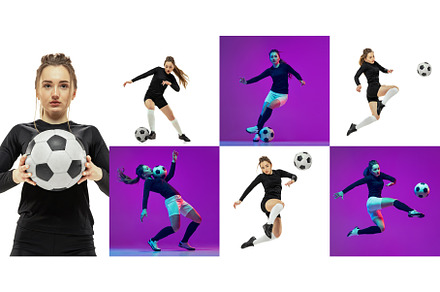 Photo set of professional female