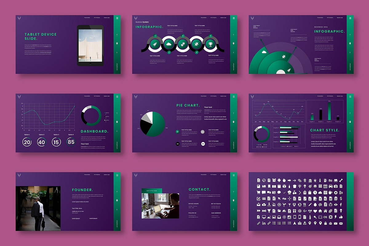 Johan – Business PowerPoint, a Presentation Template by Dens Creative Studio (Photo 5 of 6)
