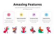 Ant Cartoon Stickers Pack, an Emoji Icon by Vectors Market (Thumbnail 2 of 6)