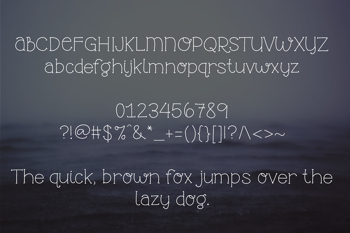 Moonlight Slab- Handwritten Font preview 2