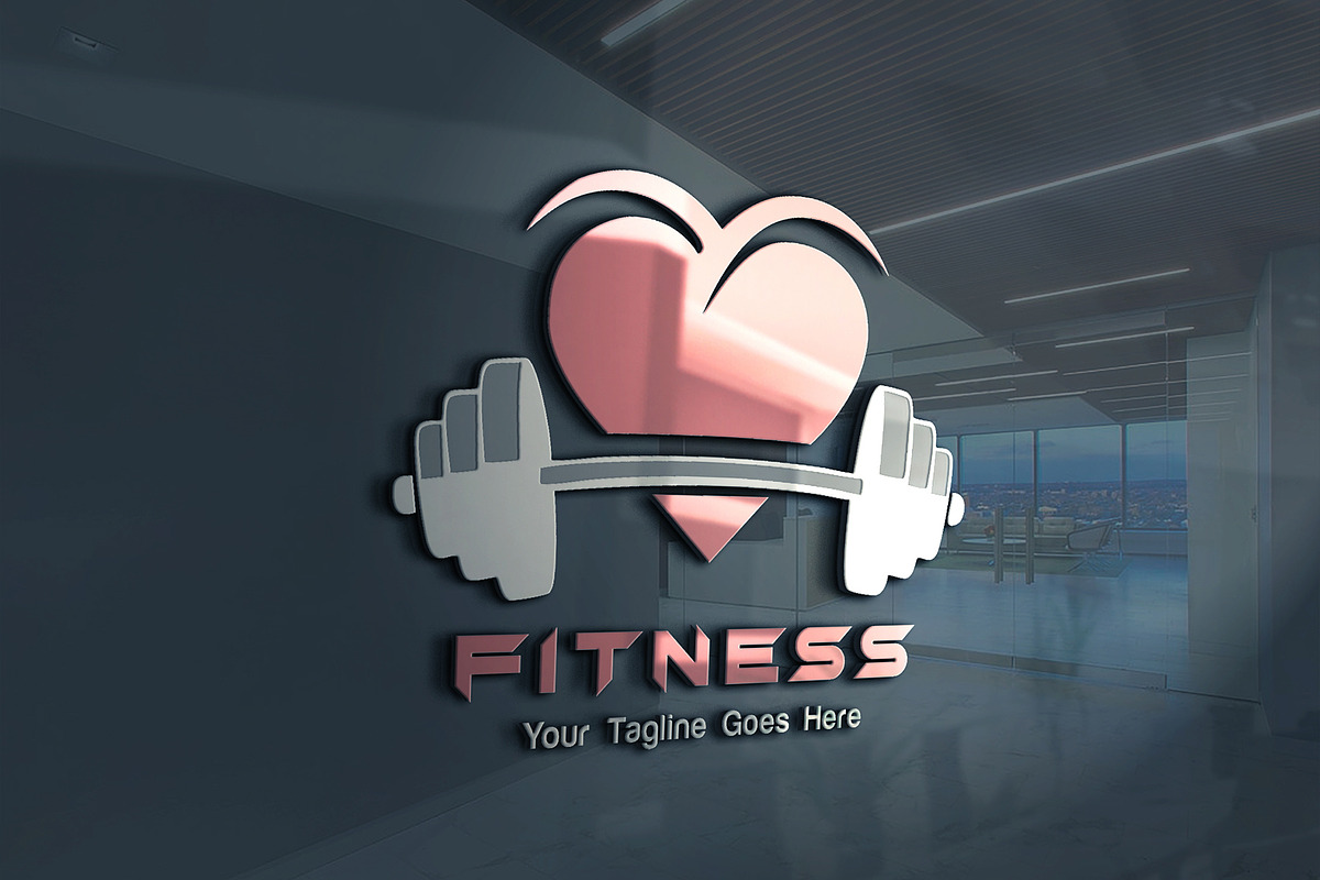Modern Fitness Logo Design Template, a Branding & Logo Template by YUDesignStore (Photo 4 of 7)