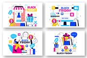 11 Black Friday Sale Illustration, a Finance Illustration by denayunebgt (Thumbnail 2 of 5)