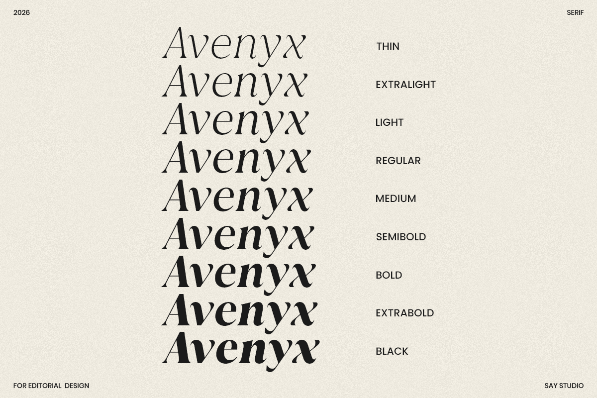 Ethereal Glamour - The Elegant Serif, a Serif Font by Say Studio (Photo 8 of 12)
