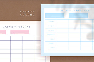 HORIZONTAL CANVA PLANNERS