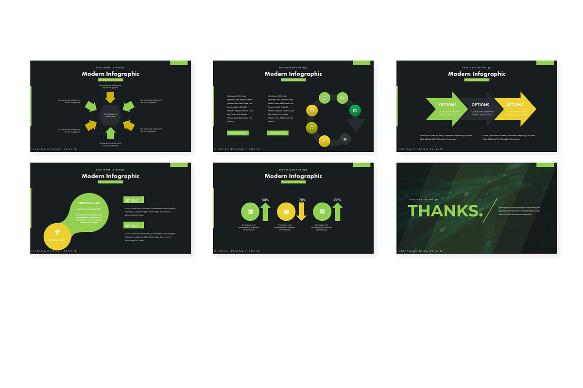 Green - Powerpoint Template, a Presentation Template by AQR Studio