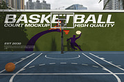 Basketball Court, an Advertising Mockup by Unerispace (Thumbnail 3 of 5)