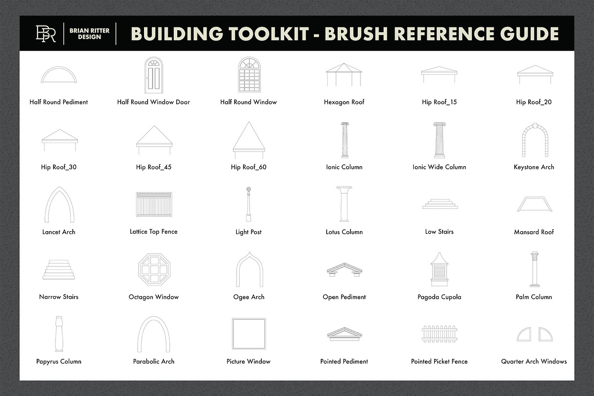 Building Toolkit, a Brush Add-On by Brian Ritter Design (Photo 8 of 10)