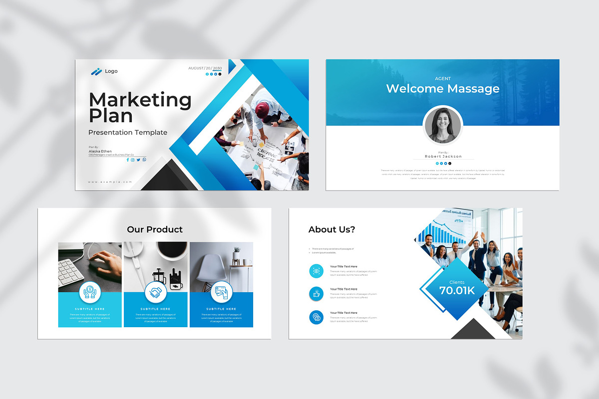 Marketing Plan Presentation Template preview 2