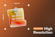 Office Tools 3D Icon Pack, an Object 3D Model by Haps Space (Thumbnail 2 of 4)