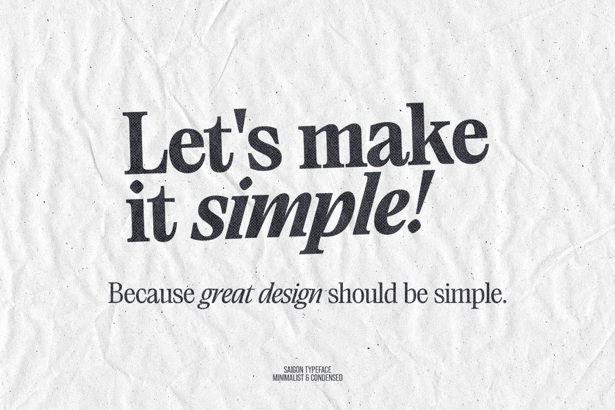 Saigon - Editorial Serif Typeface, a Serif Font by The Paper Town (Photo 15 of 16)