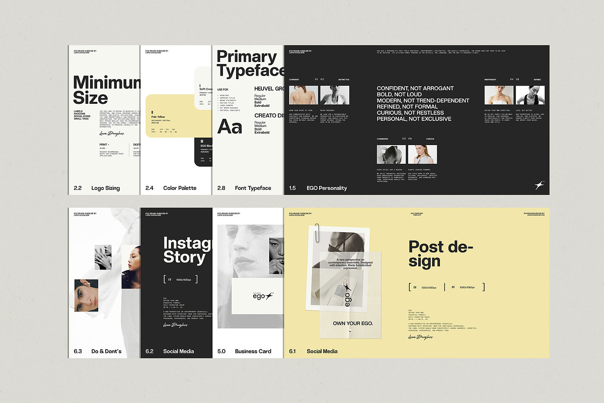 EGO Brand Guideline | CANVA, a Presentation Template by evgenystudio (Photo 8 of 11)