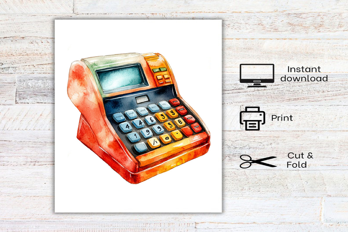 Watercolor Black Friday Clipart, an Illustration by Canvas Craft (Photo 7 of 7)
