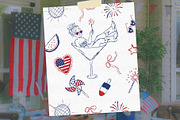 Fourth of July Clipart Bundle, a Seasonal Illustration by Fins and Fiction (Thumbnail 7 of 9)