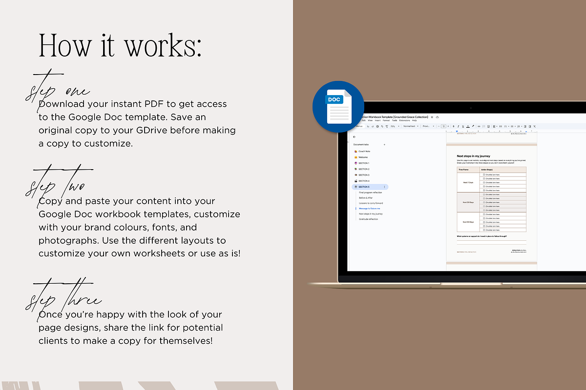 Fillable Reflection Journal Workbook, a Presentation Template by Our Polished Pages (Photo 20 of 20)