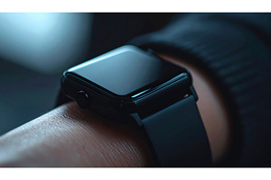 Close-up of a black smartwatch on a, a Technology Photo by Igor Tichonow
