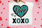 Valentine Love Xoxo Sublimation Png, a Seasonal Illustration by YA Design (Thumbnail 4 of 4)