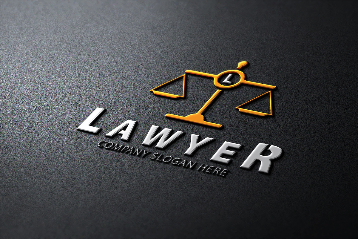 Legal Lawyer Law-Firm Justice Logo, a Branding & Logo Template by Creative Dezing (Photo 1 of 6)