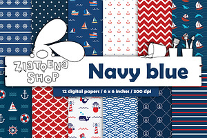 Navy Paper Pack