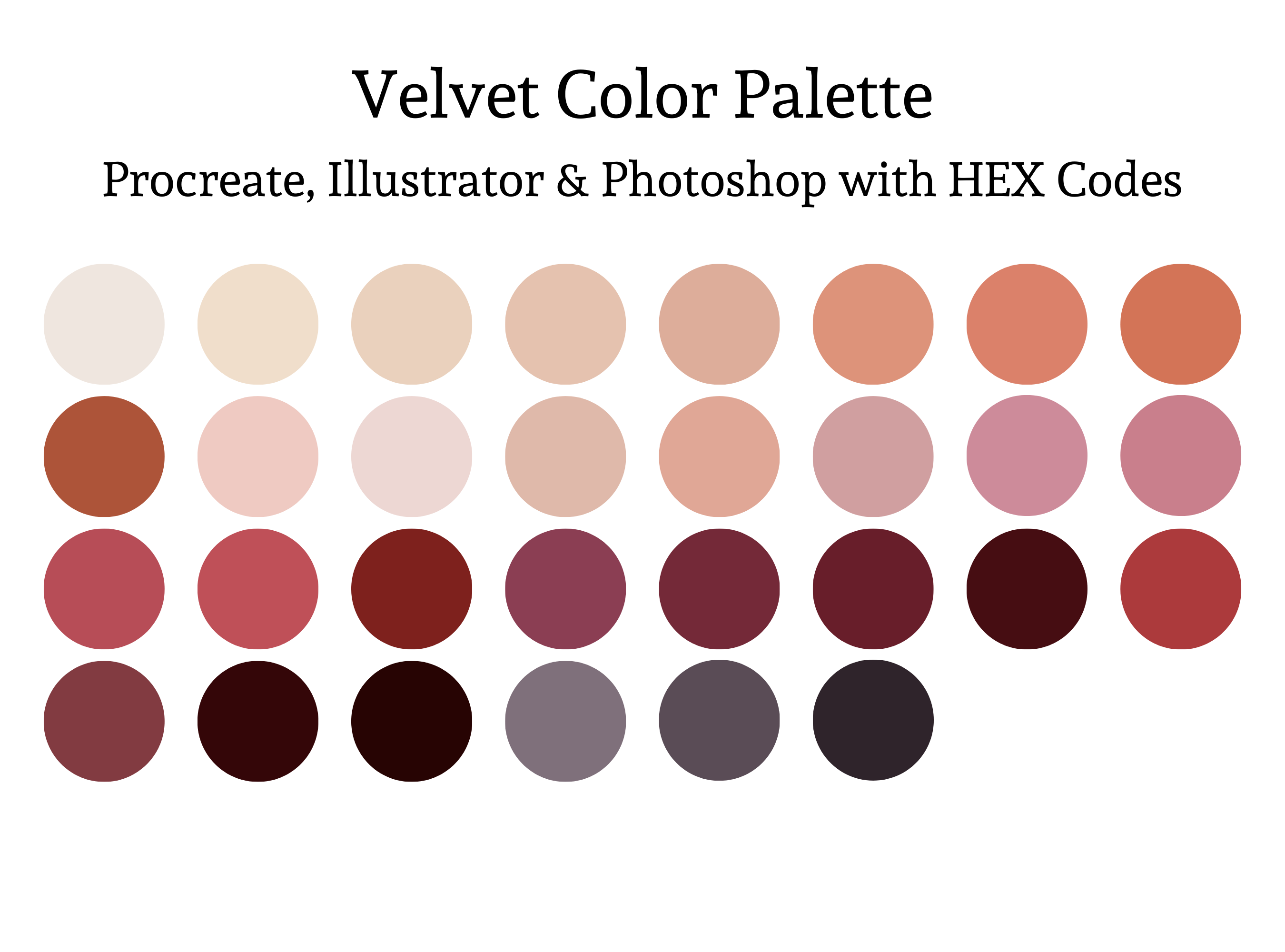 Color Palette Procreate Illustrator