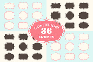 Vintage Frames & Badges