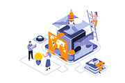 Isometric 3D Illustrations, a Finance Illustration by alexdndz (Thumbnail 9 of 26)