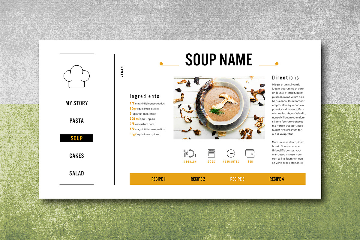 Interactive PDF Cookbook, a Templates & Theme by Grkic Creative (Photo 11 of 22)