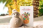 Watercolor Tropical Christmas set, a Seasonal Illustration by VerAna (Thumbnail 9 of 19)