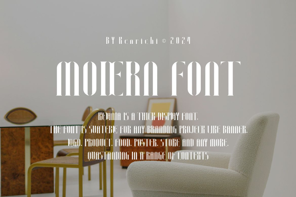 Melamia, a Serif Font by Kenrichi (Photo 2 of 7)