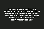 Food Cokies Font, a Sans Serif Font by QR Design Studio (Thumbnail 3 of 10)