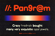 Blurk – Ultra Modern Font, a Sans Serif Font by Drizy (Thumbnail 2 of 10)