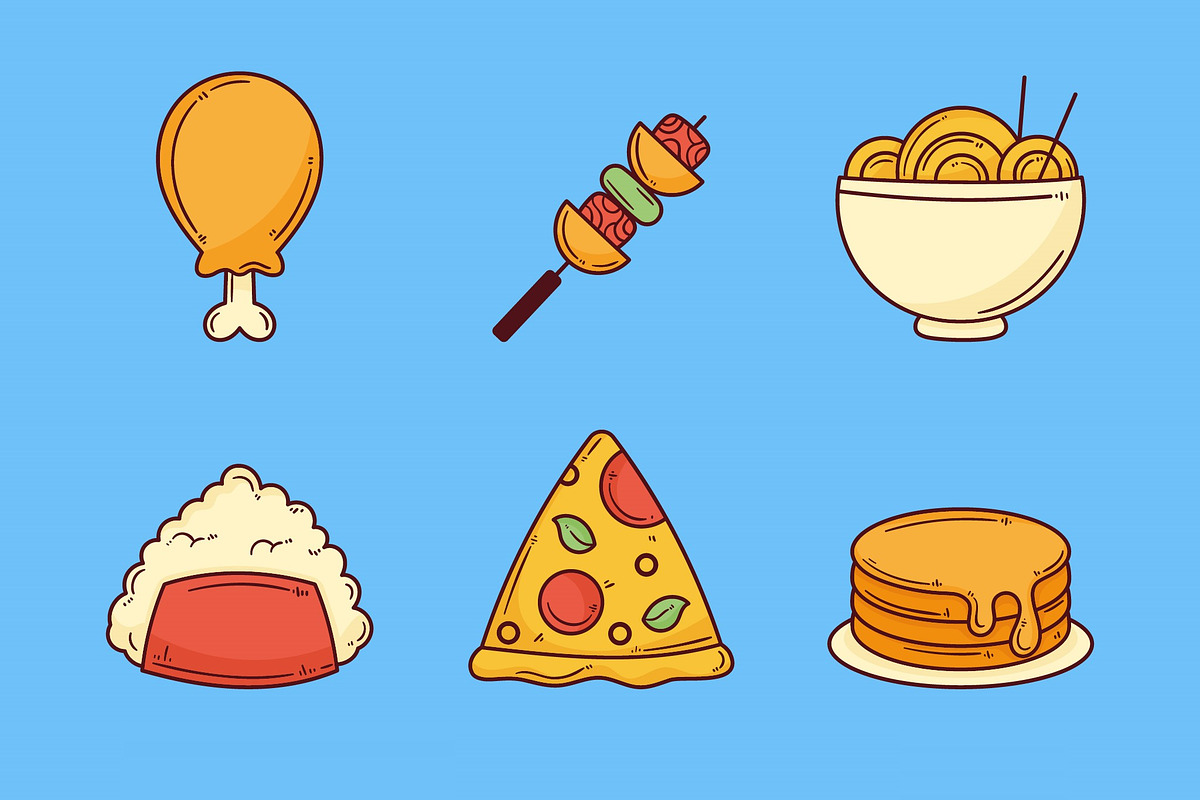 Food Illustration Set preview 2