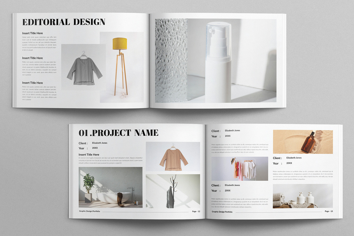 Graphic Design Portfolio Landscape, a Brochure Template by E-Type (Photo 5 of 12)