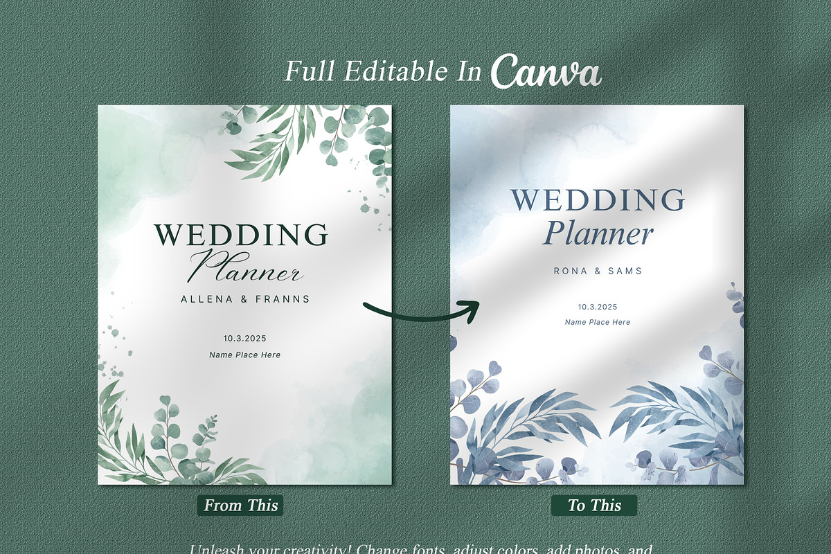 Canva Wedding Planner Template, a Presentation Template by SKY CREATION (Photo 5 of 6)