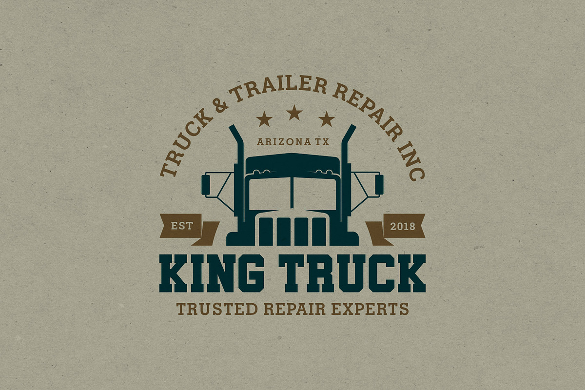 King Truck Logo Temp., a Branding & Logo Template by g design (Photo 3 of 3)