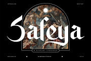 Safeya – Display Typeface, a Serif Font by Almeera Std (Thumbnail 1 of 10)