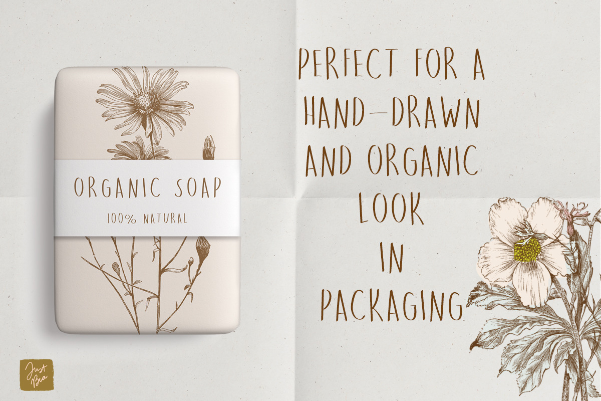 Sweet Dreams a hand-drawn wonky font preview 4