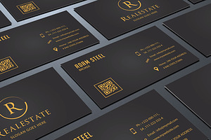 Real Estate Logo Business Card