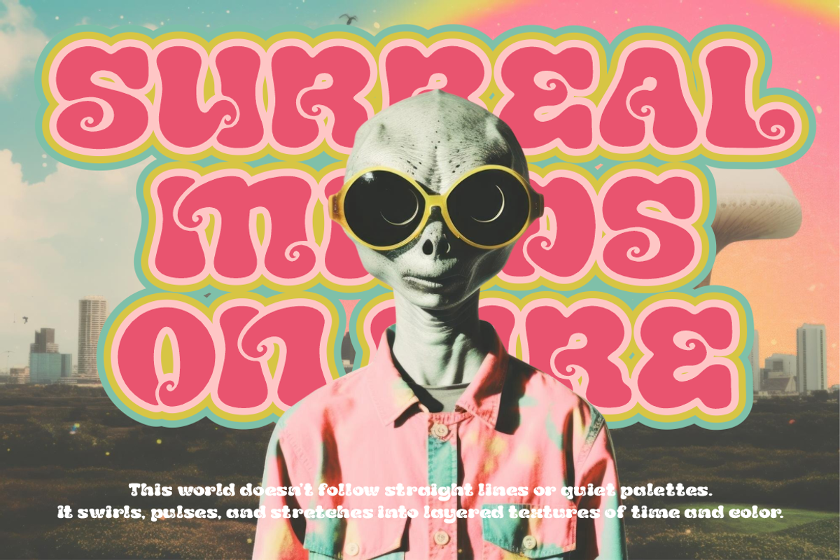 Funkadelic Psychedelic Font, a Font by PutraCetol Studio (Photo 2 of 5)