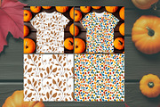 Minimalist Autumn:Patterns & Clipart, a Pattern Graphic by Elatedowl (Thumbnail 6 of 13)