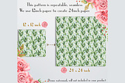 Seamless Lily of the Valley Papers, a Pattern Graphic by ThingsbyLary (Thumbnail 8 of 10)
