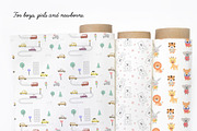 Cute bady seamless patterns., a Pattern Graphic by bioraven (Thumbnail 2 of 7)