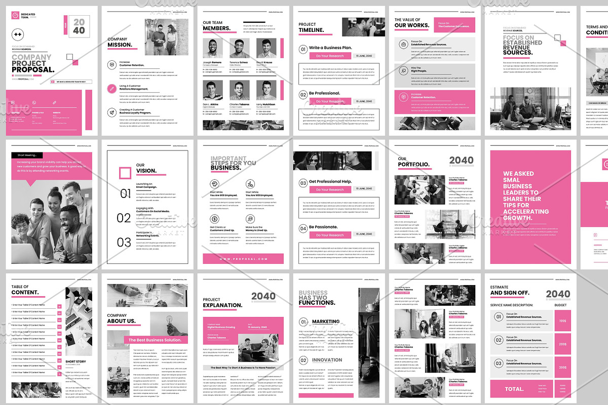 Company Project Proposal Design, a Brochure Template by FlyeredTemplate (Photo 17 of 18)