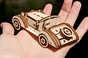 Small Sport Car - Laser Cut File, an Object Graphic by VectorPainter (Thumbnail 4 of 18)