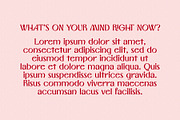 Broadway Flower Sans Serif Ligatures, a Sans Serif Font by Airotype (Thumbnail 10 of 13)